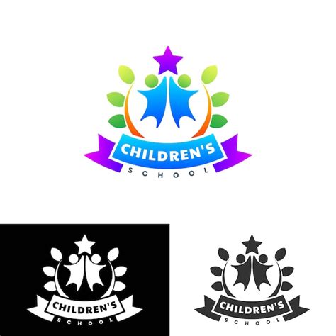 Premium Vector Children School Logo Design Template