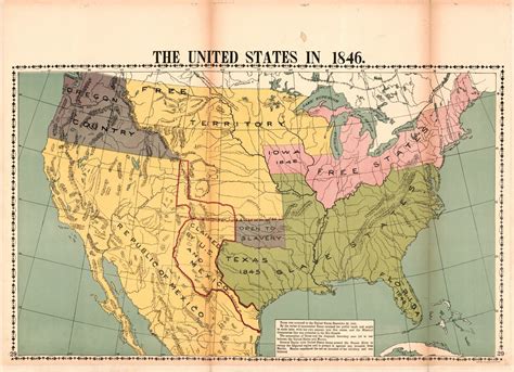 The United States In 1846 Library Of Congress