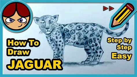How To Draw A Jaguar Step By Step Easy Speed Como Dibujar Jaguar