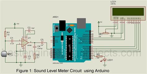 Sound Level Meter Circuit Using Arduino Best Engineering Projects