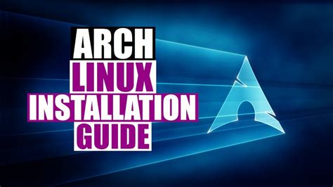 Arch Linux Installation Guide 2020 Youtube