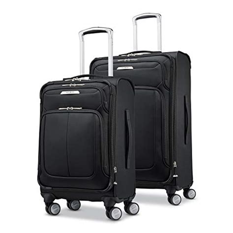 Samsonite Solyte Dlx Softside Expandable Luggage With Spinner Wheels Midnight Black 2 Piece