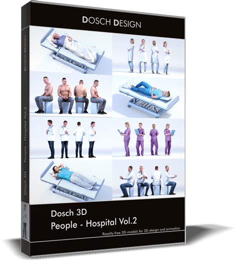 Dosch 3d People Hospital Vol 2 Cgtrader