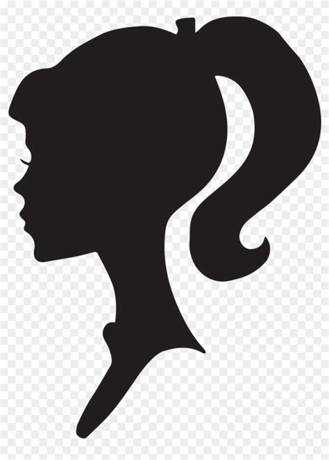 Female Silhouette Head Girl Icon Png Transparent Png Download