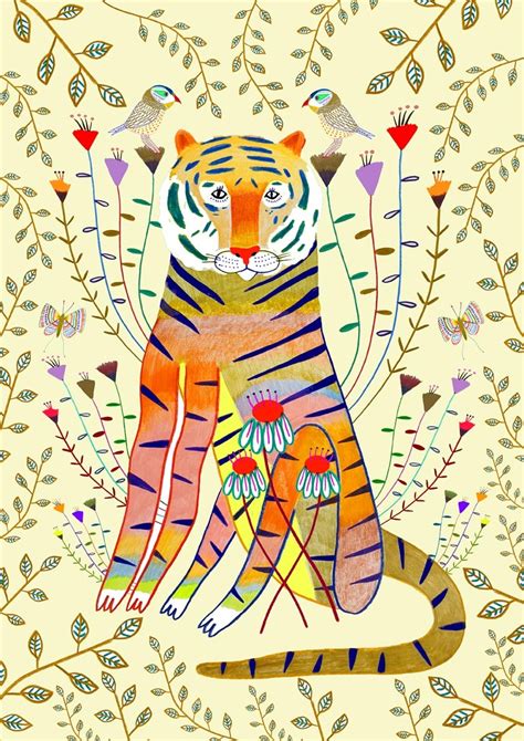 Tiger Illustration Animal Illustration Illustrator Nature Art Art