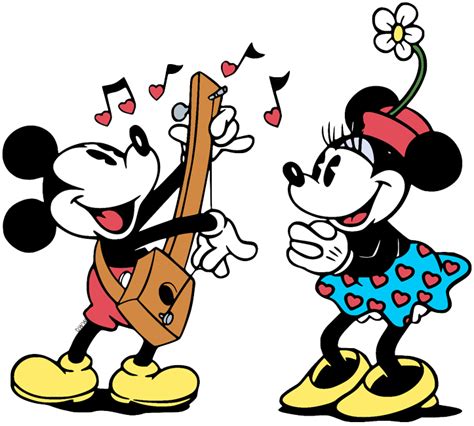classic mickey and friends clip art