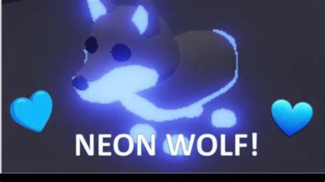 Gamer Girl Playz Adopt Me Roblox Making A Neon Wolf So