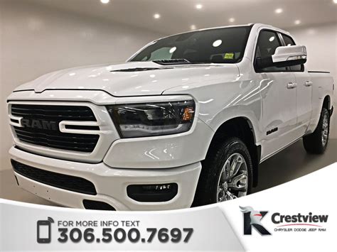 Discover the available 3.0l ecodiesel v6 engine, available 60/40 split doors & more today. New 2019 Ram 1500 Sport Quad Cab | Heated Seats and ...