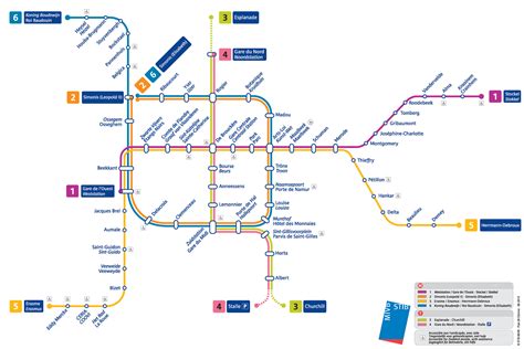 Ligne De Métro Bruxelles Plan Subway Application
