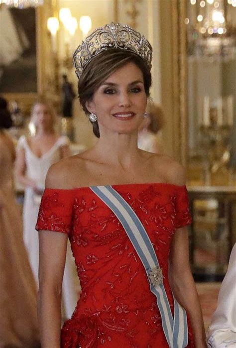 Tiara Alert Queen Letizia Of Spain Wore The Queen Letizia Royal