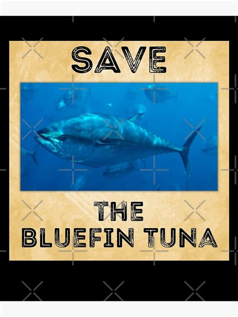 Save The Bluefin Tuna Poster For Sale By Rio10 Redbubble