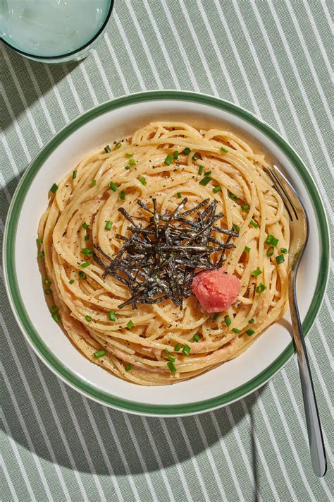 creamy japanese mentaiko pasta 明太子パスタ