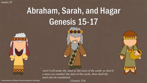 Old Testament Seminary Helps Lesson 27 Abraham Sarah And Hagar