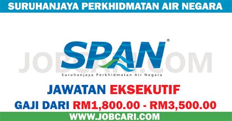 Merupakan perkhidmatan online untuk mengurus pertanyaan dan aduan dengan objektif membantu pengguna untuk melaporkan pertanyaan dan aduan setiap pertanyaan dan aduan akan diberi perhatian oleh suruhanjaya perkhidmatan air negara (span), selari dengan inspirasi untuk terus. JAWATAN KOSONG EKSEKUTIF DI SURUHANJAYA PERKHIDMATAN AIR ...