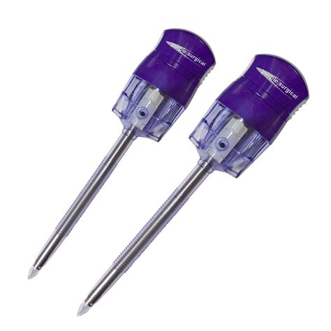 Essentials Optical Trocar Laparoscopic Portfolio Purple Surgical