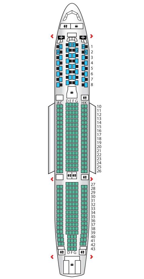 Hainan Airlines A330 300 Seat Map Hainan Airlines Airline Seats