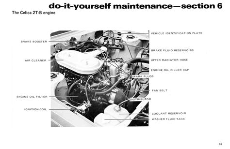 Toyota Celica Owners Manual 1976 Au Page 47 100dpi Retro Jdm