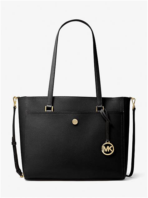Maisie Large Pebbled Leather 3 In 1 Tote Bag Michael Kors
