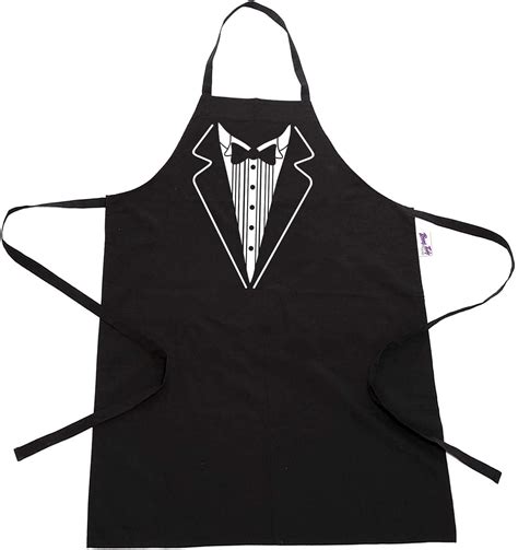 Bbq Apron Funny Grill Aprons For Men Black Tuxedo Suit Men