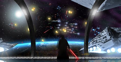Star Wars Space Battle Wallpaper Wallpapersafari