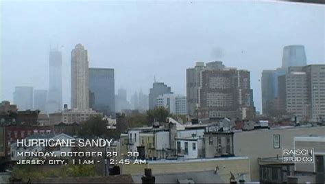 Video Time Lapsed Video Showing Hurricane Sandy Hitting Jersey City