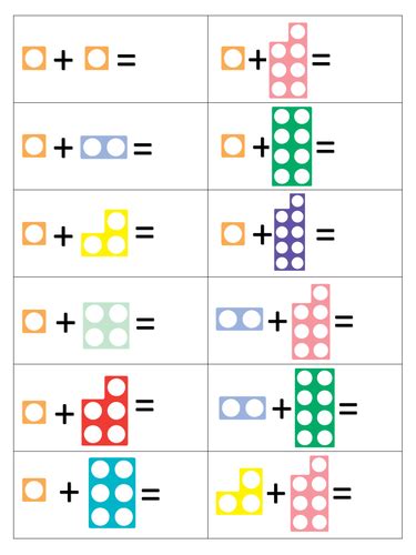 Numicon Addition To 10 Numicon Reception Maths Numicon Activities