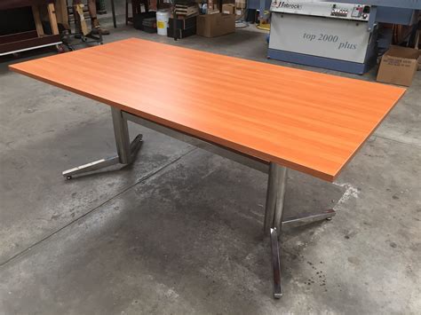 Small Boardroom Table With Polish Chrome Legs Boardroom Tables