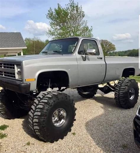 Jacked Up Square Body Chevy F