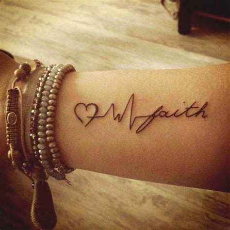 45 Perfectly Cute Faith Hope Love Tattoos And Designs With Best Placement