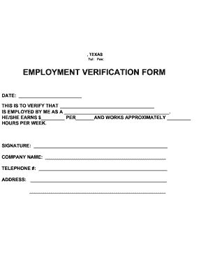 Possible reasons for requesting employment verification include the following: Authorization To Allow Employment Verification / Fillable ...