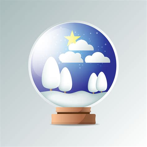 Christmas Snowball Globe Background Download Free Vectors Clipart