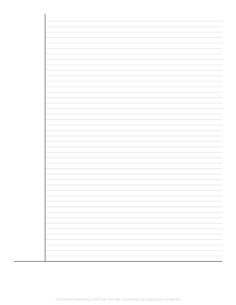 32 Printable Lined Paper Templates Templatelab Free Printable Lined