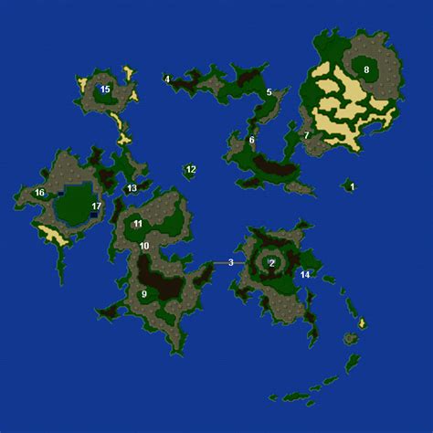 Final Fantasy 5 World Map ~ Chocakekids