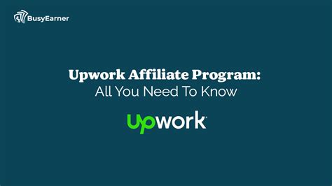 Upwork Affiliate Program All You Need To Know