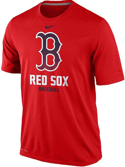 nike boston red sox baseball mezzo logo legend 1 4 dri fit men s t shirt new ebay