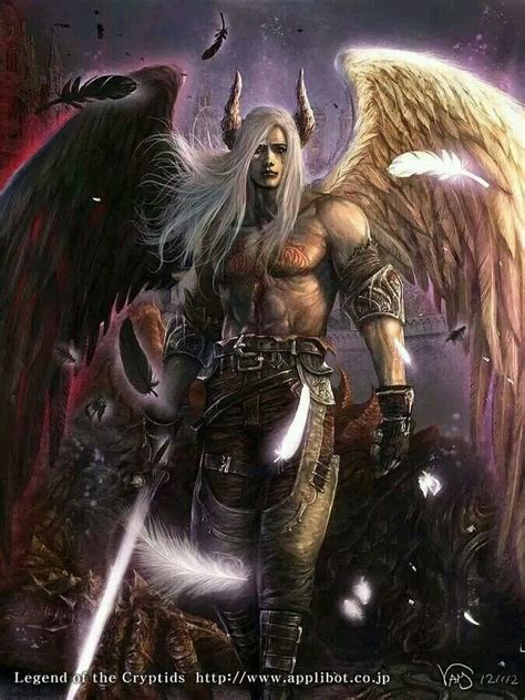 Horned Fantasy Art Angel Warrior Fantasy