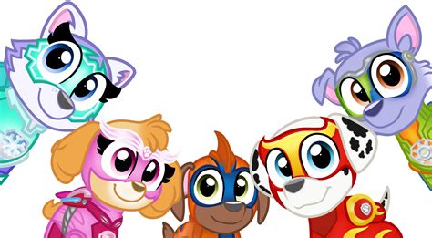 Paw Patrol Mighty Pups Vector By Rainboweeveede On Newgrounds Paw