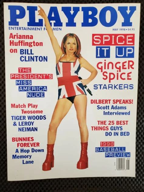 PLAYBOY MAGAZINE May 1998 Ginger Spice Miss America Nude Bunnies