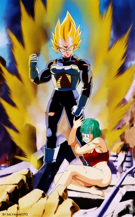 Vegeta And Bulma By Salvamakoto On Deviantart