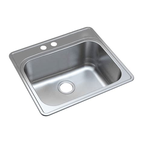 Transolid 22 In X 25 In 1 Basin Stainless Drop In Laundry Sink In The