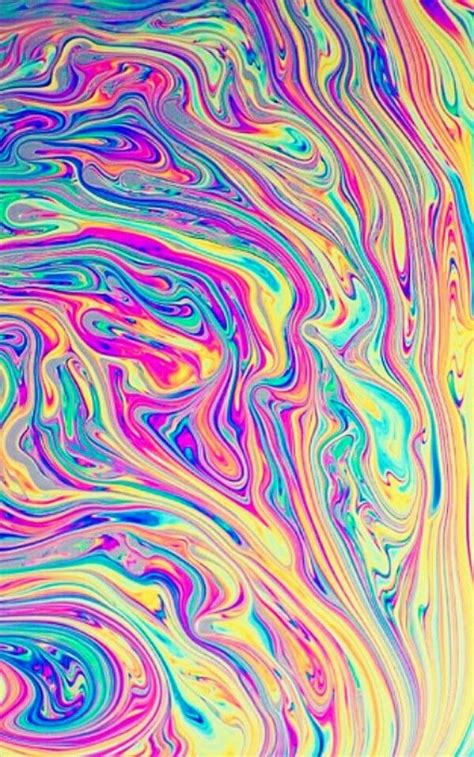 Abstract Paint Acid Colors Fluor Trippy Wallpaper Of Wallpaper