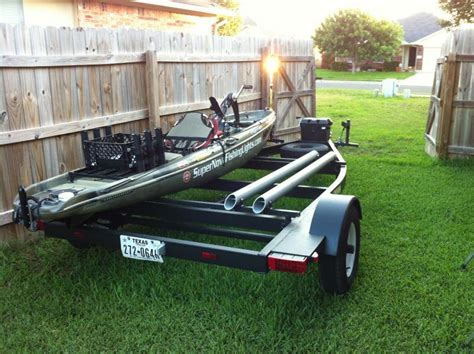 It depends on how you assemble the trailer. MBOAT: This Used diy kayak trailer