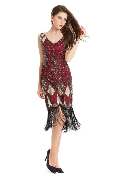 Ladies The Great Gatsby Charleston 20s Flapper Costume