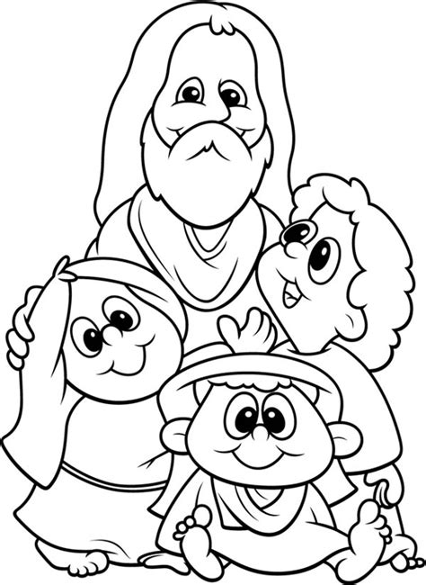 Jesus Love Me And All The Children In The World Coloring Page Color Luna