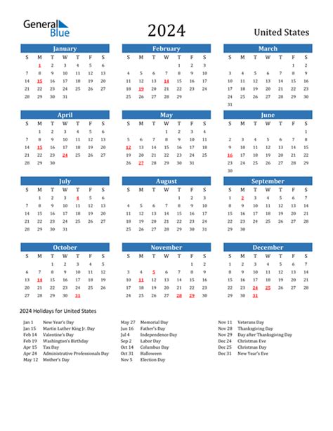 National Holiday Calendar 2024 Usa Map Norri Sigrid