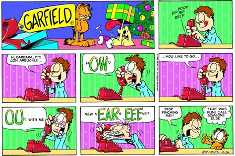 The Garfield Daily Comic Strip For December 26th 1999 Comics Comic