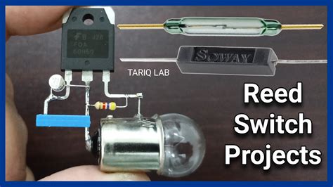How Does A Reed Switch Works Magnetic Sensor Reed Relay Youtube