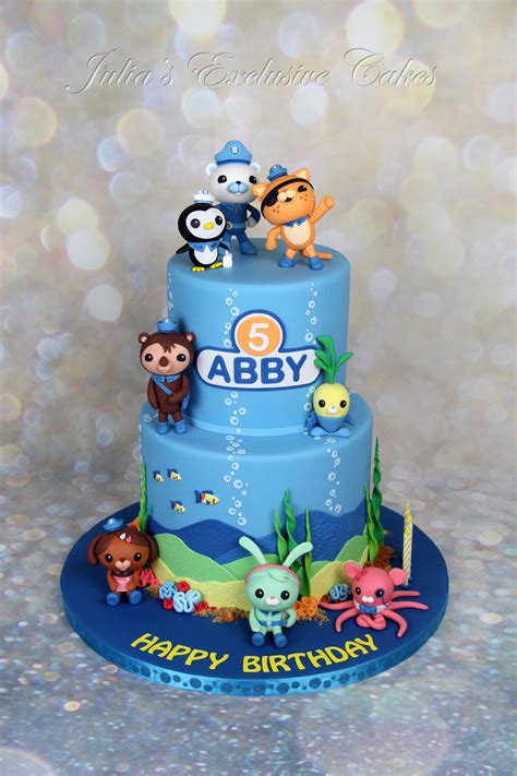 The Octonauts Theme Birthday Cake For A Girl Octonauts Birthday