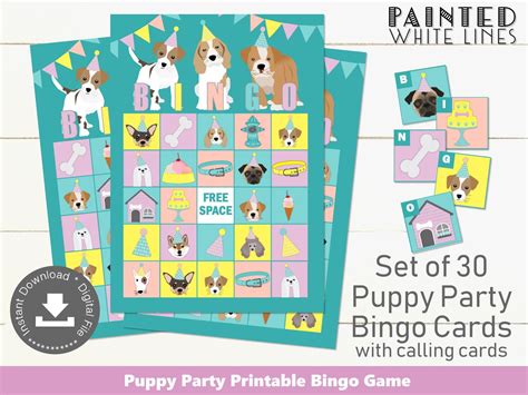 Matching Hand Drawn Puppy Party Themed Party Items Etsy