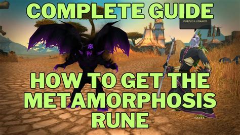 How To Get Metamorphosis Rune Guide Quick And Detailed Warlock World Of